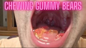 Chewing gummy bears