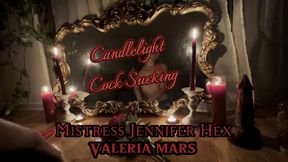 Candlelight Cock Sucking with Valeria Mars