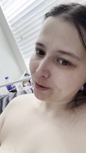 Emotional moment from "Moaning and Strong Orgasm"