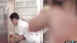 Slender eastern 18 yo Alexia Anders rewarding her freaky long cocked