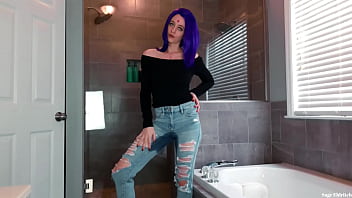 Raven Wetting Blue Jeans &amp_ Panties Sage Eldritch