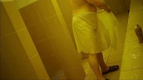Bears Caught Naked in the Pool Shower