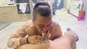 Morning Fun with Girlfriend - Bed Scene Surprise