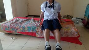 Thai student ladyboy show