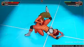 Bambi Bimbo VS April (Naked Fighter 3D)