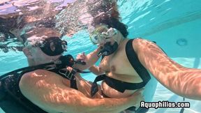 Aquaphilias- Kim Chi's Creepy Older Dive Buddy Finally Fucks Her Underwater Scuba Sex Seduction