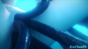 Tifa and Aerith vs 12 tentacles