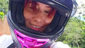 I enjoy adrenaline, while people on the street look at my boobs