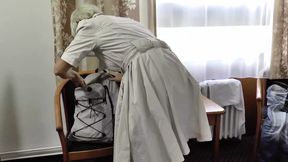 Tiny-titged cougar with tats takes on horny&#x1F975; amateur