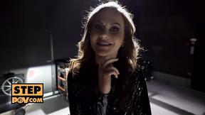 ”itsPOV: Your new stepmum Tina Kay awaits you decked out in a full latex dress”