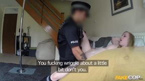 Fake Cop - Pole Dance Babe Satine Spark Fucks Uniformed Cop