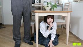 Cheerful Miho Wakabayashi and Haruka Yumeno at medium size tits movie