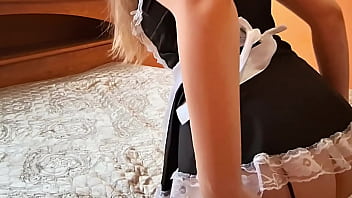 housemaid pleases her master