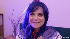 Anime Slut, Bella Grey, Satisfied by Massive Cock