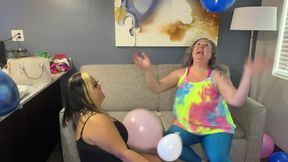 Phoenix Stacy & Goddess Cutie Balloon-Blowing Tease Part II 4K MP4
