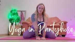 Yoga in Pantyhose day 39