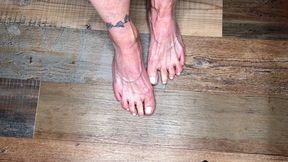 Toe Wiggling Milky White Polish