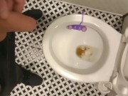 Pissing with a soft dick in my straight mates toilet