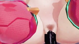 【MMD R-19 yo SEX DANCE】INTENSE MASTURBATION INSIDE THE GYM SWEET GODDESS BUTT 激しいセックス [MMD]