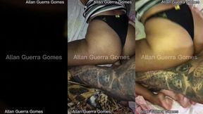 uma fa mulata veio me visitar e eu a recebi com todo carinho e ela gozou muito na minha rola do lutador de mma allan guerra gomes