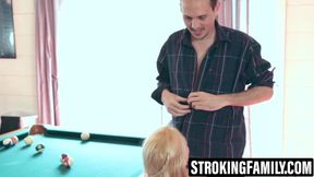 Marsha May's lips stretched by stepdad's veiny cockhead