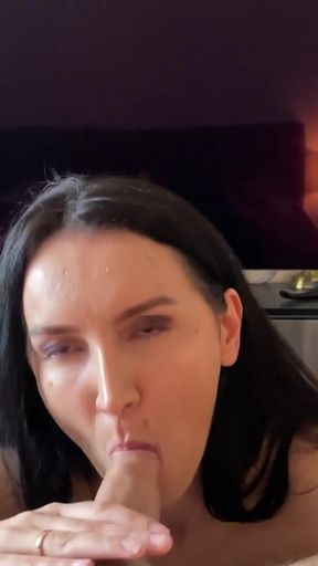 She Shows Off in the Mirror Then Begs him to Cum in her ass   Clip 2