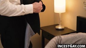 IncestGay.com - Jacob Armstrong cuddles then fucks me hard