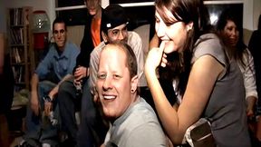 Couple watching and fucking by everyone during party
