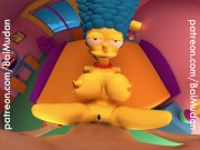 The Simpsons - Marge missionary pounding POV