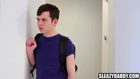 Stepdad Catches Stepson Alone – Hot Forbidden Gay Moment Begins – 18+