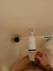Fucking my toy in the shower