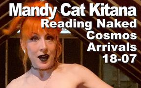 Mandy Cat Kitana reading naked The Cosmos Arrivals