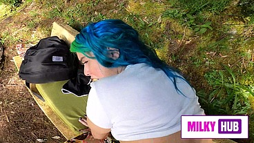 Min Galilea - Submissive girl enters private property and the only solution is to fuck her pussy