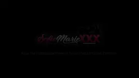 Adorable MILF Sofie Marie and Shelby Paris moan with pleasure using a double-sided dildo