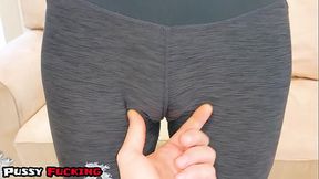 18 Years old Step Sister in YOGA PANTS gets FUCKED by her Step Brother !!