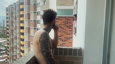 My delicious neighbor is a chubby girl with a big ass, and she comes to my house for a little bit of my milk