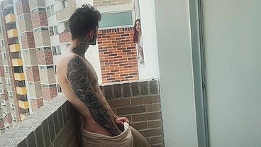 My delicious neighbor is a chubby girl with a big ass, and she comes to my house for a little bit of my milk
