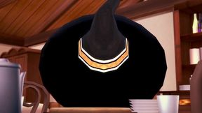 roxy rubbing on the corner of the table - mushoku tensei