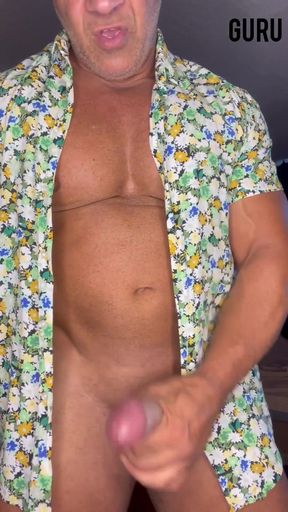 Summer Shirt Wank. Bodybuilder Mrguru