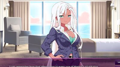 Sexy busty babe with long hair goes wild in a kinky porn game with verified amateurs