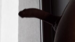 Swiftly Draining My Boner by the Glass Door