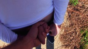 Erotic sex for cash in sunny outdoor POV scenes with a Czech lover