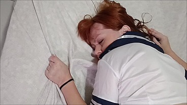 Removing dirt from my step cousin's ass