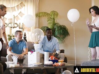 ACCIDENTAL GROUP-SEX - Wild Casey Calvert Suggests To Get Team-fucked To Fight Concupiscent Studs's Boredom