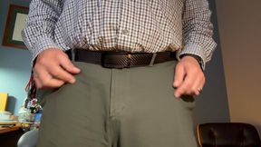 Just dropping my pants at the office
