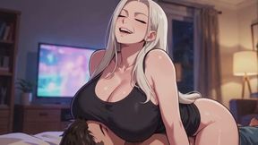 Face Sitting Stories #17B: Human Chair for Girls Night (Animated)