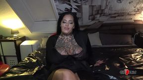 bbw tattoo slut in home creampie gangbang orgy