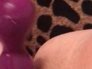 Playing with my new kegel balls