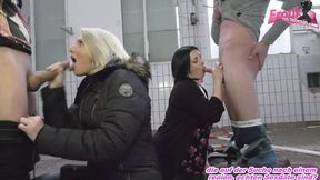 Dirty German foursome slams raw in homemade lost place group sex romp