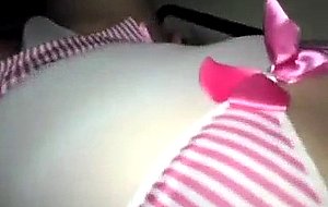 Homemade crossdresser in stockings cumming for you